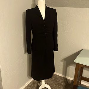 Beautiful Black Kasper Suit